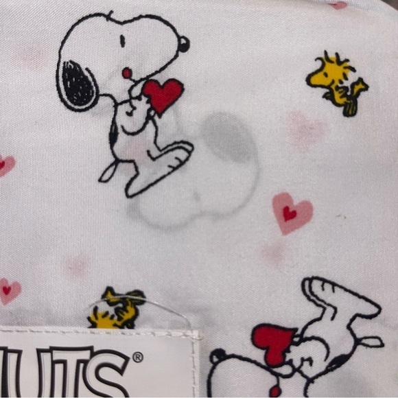 Peanuts Snoopy TWIN SIZE Valentines Day Sheet Set  hearts Berkshire New - Picture 5 of 5